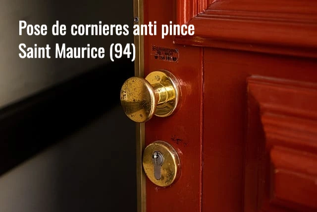 Serrurier Saint Maurice : pose et installations de cornieres anti pince