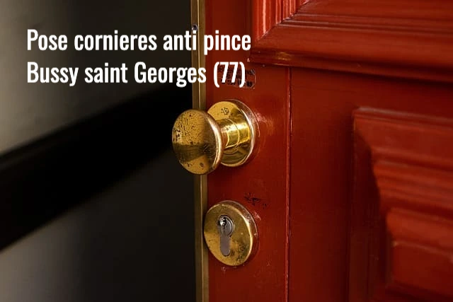 Serrurier Bussy saint Georges : pose et installation de cornieres anti pince