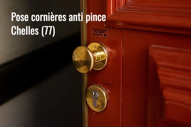 Serrurier Chelles : pose et installation de cornieres anti pince