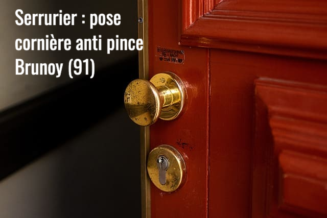 Cornière anti pinces à Brunoy (91) : pose et installation